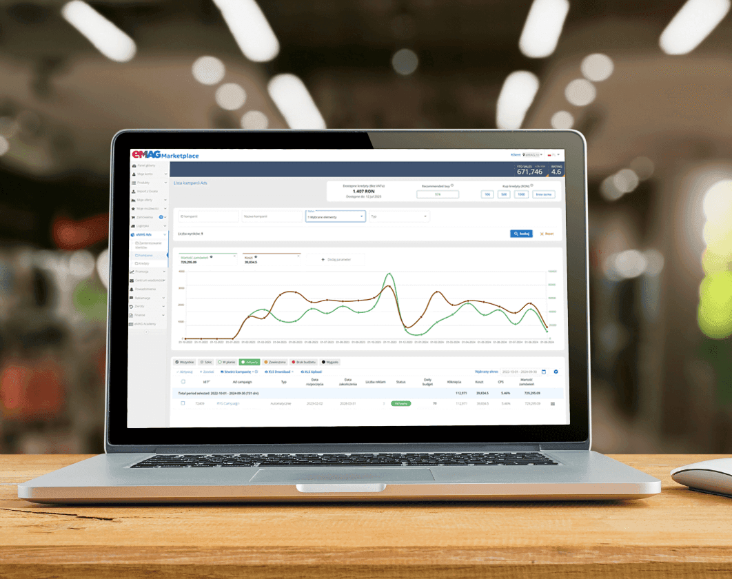 eMAG – registrazione e avvio delle vendite