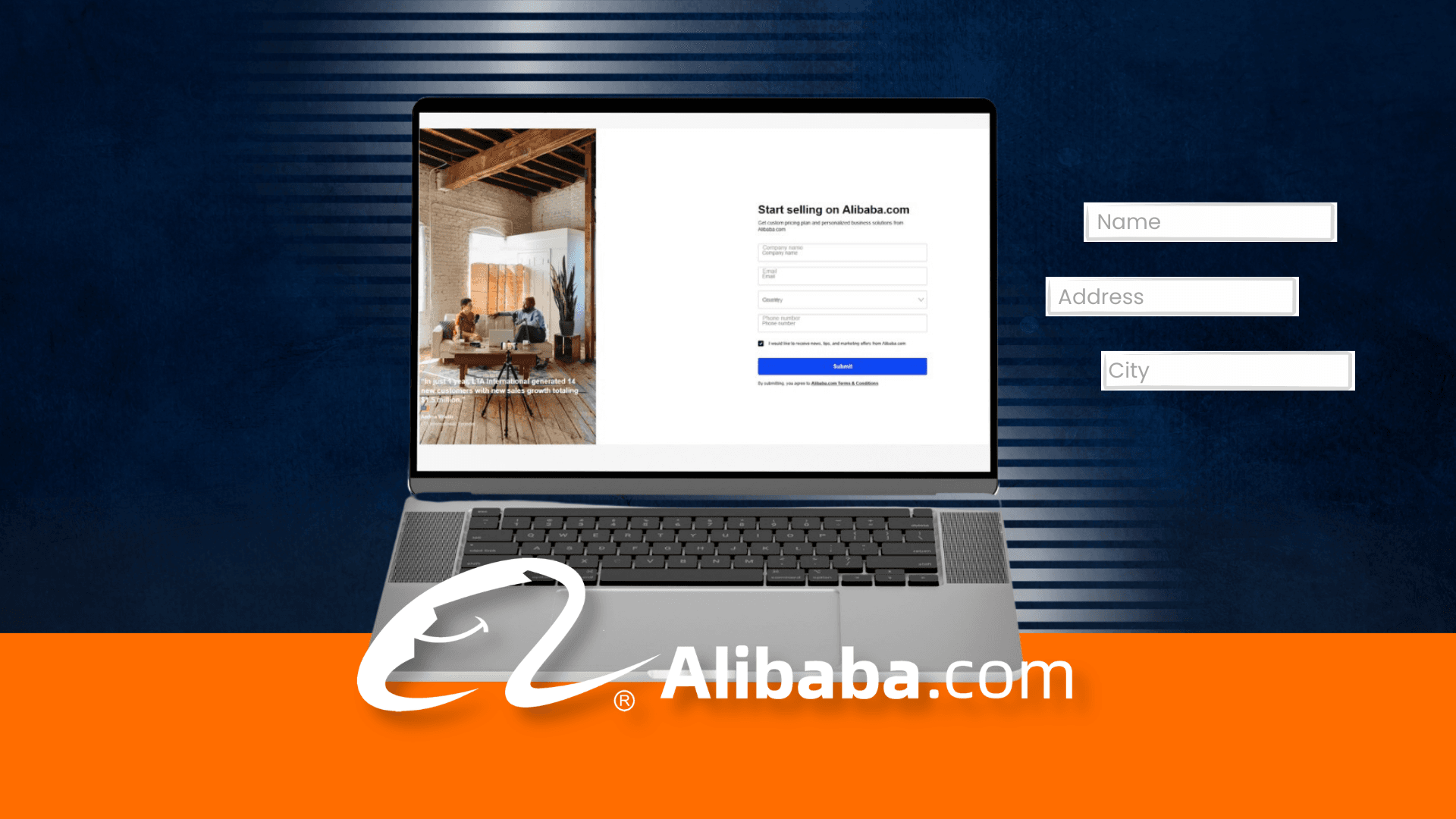 Alibaba - registrazione dell'account venditore passo dopo passo