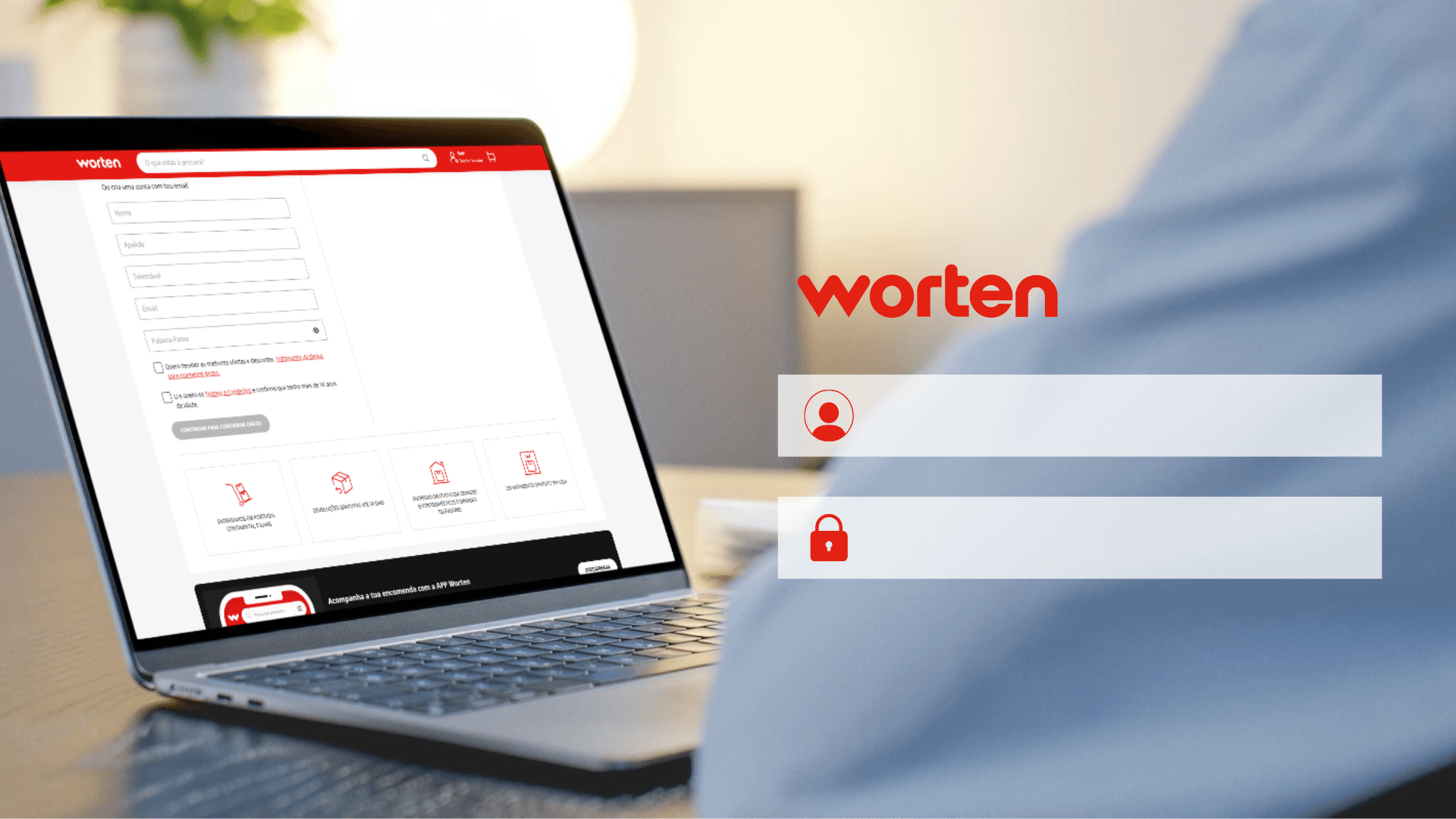 Registrazione e configurazione dell'account su Worten – passo dopo passo