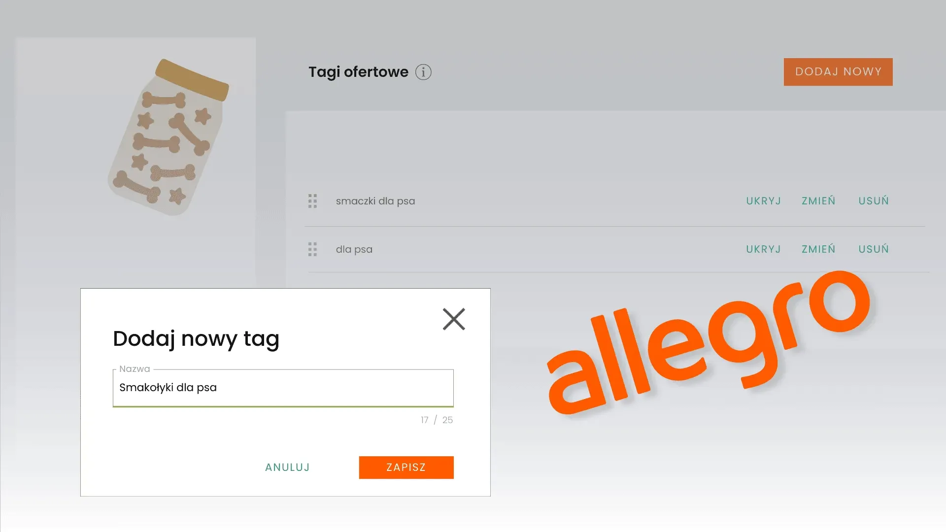 Tag di offerta Allegro: organizza le tue offerte!
