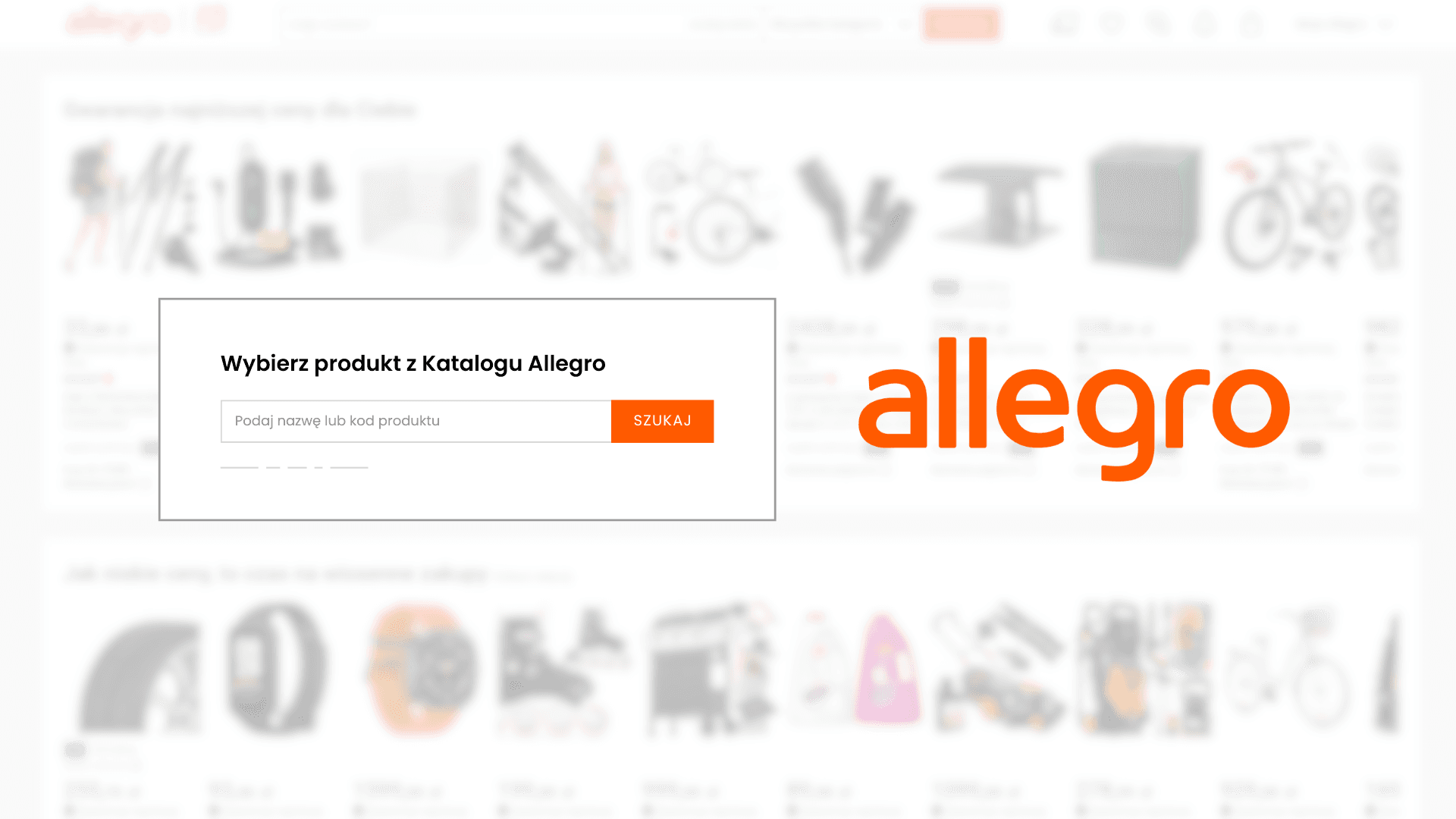 Catalogo prodotti su Allegro - Gestione efficace dell'offerta
